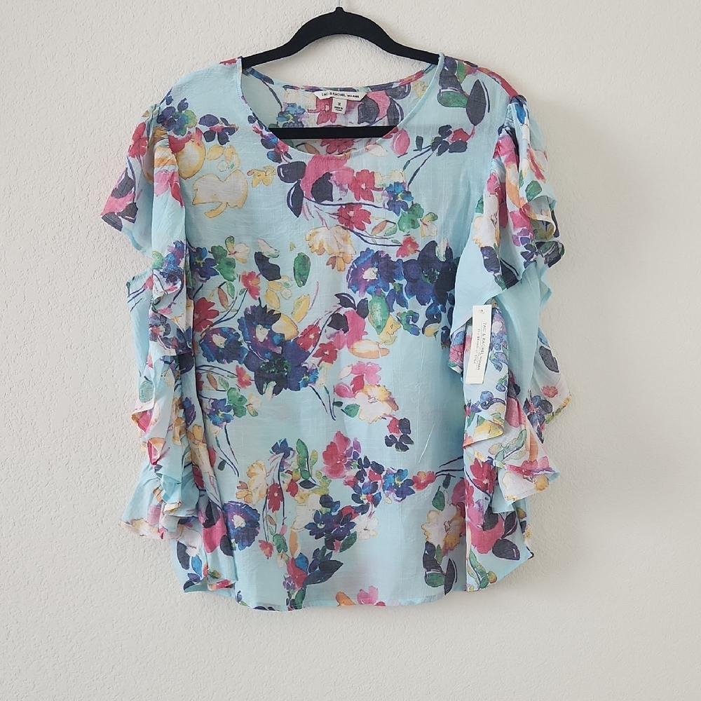 Zac & Rachel Multicolor Floral Blouse